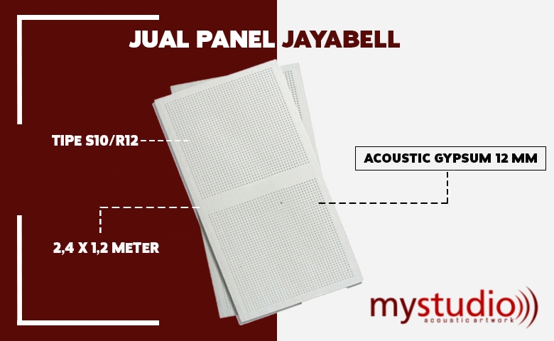 Jual Panel Jayabell Acoustic Gypsum 12 mm